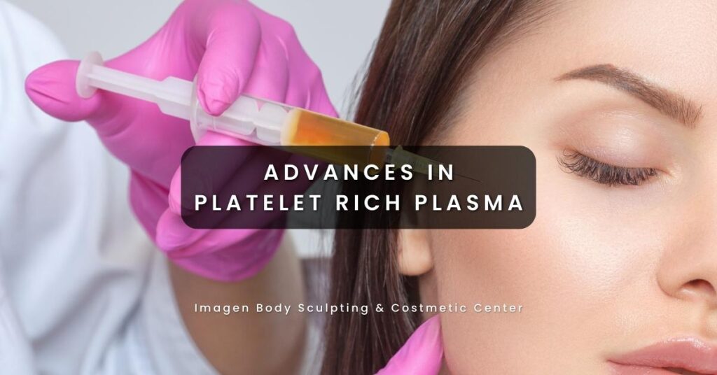 A woman getting PRP treatment