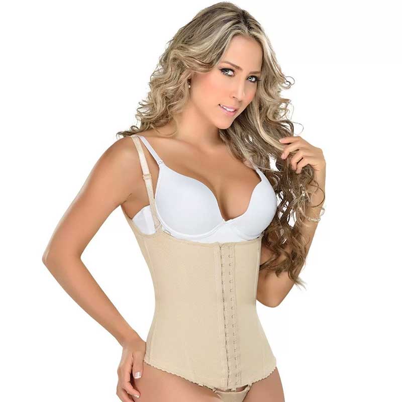 Compression faja worn after liposuction